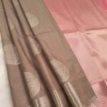 Elegant Brown and Pink Soft Silk Saree with Rich Pallu