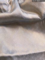 Sky Coloured Fancy Silk Saree with Ikat Motifs and Elegant Zari Border - Image 4