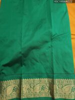 Orange Blended Soft Silk Saree with Paisley Motifs and Rich Zari Pallu - Image 2