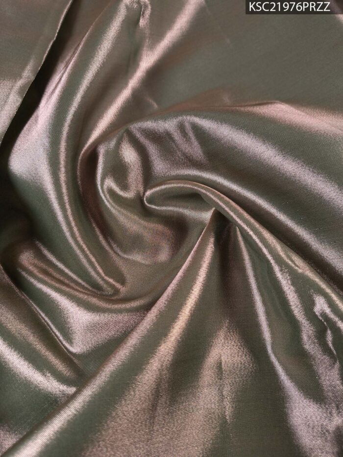 Pink Coloured Tissue Silk Saree with Peacock Motifs and Rich Zari Border - Image 4