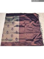 Elegant Grey and Purple Semi Soft Silk Fancy Saree with Intricate Designs - Image 5