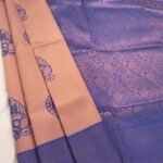 Peach and Purple Semi Soft Silk Fancy Saree with Beautiful Pallu and Border Design