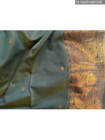 Elegant Green and Brown Semi Soft Silk Saree with Intricate Motifs and Rich Pallu - Image 2