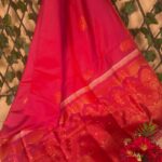 Bright Red Semi Soft Silk Saree with Royal Pallu and Intricate Border Designs